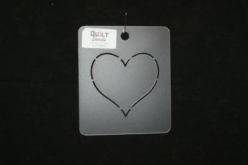 QUILTING STENCIL 3 INCH HEART